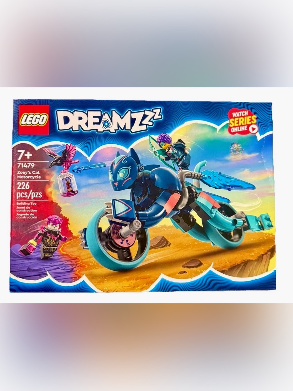 LEGO® DREAMZzz™ 71479 Zoey's Cat Motorcycle Building Blocks New Factory Sealed